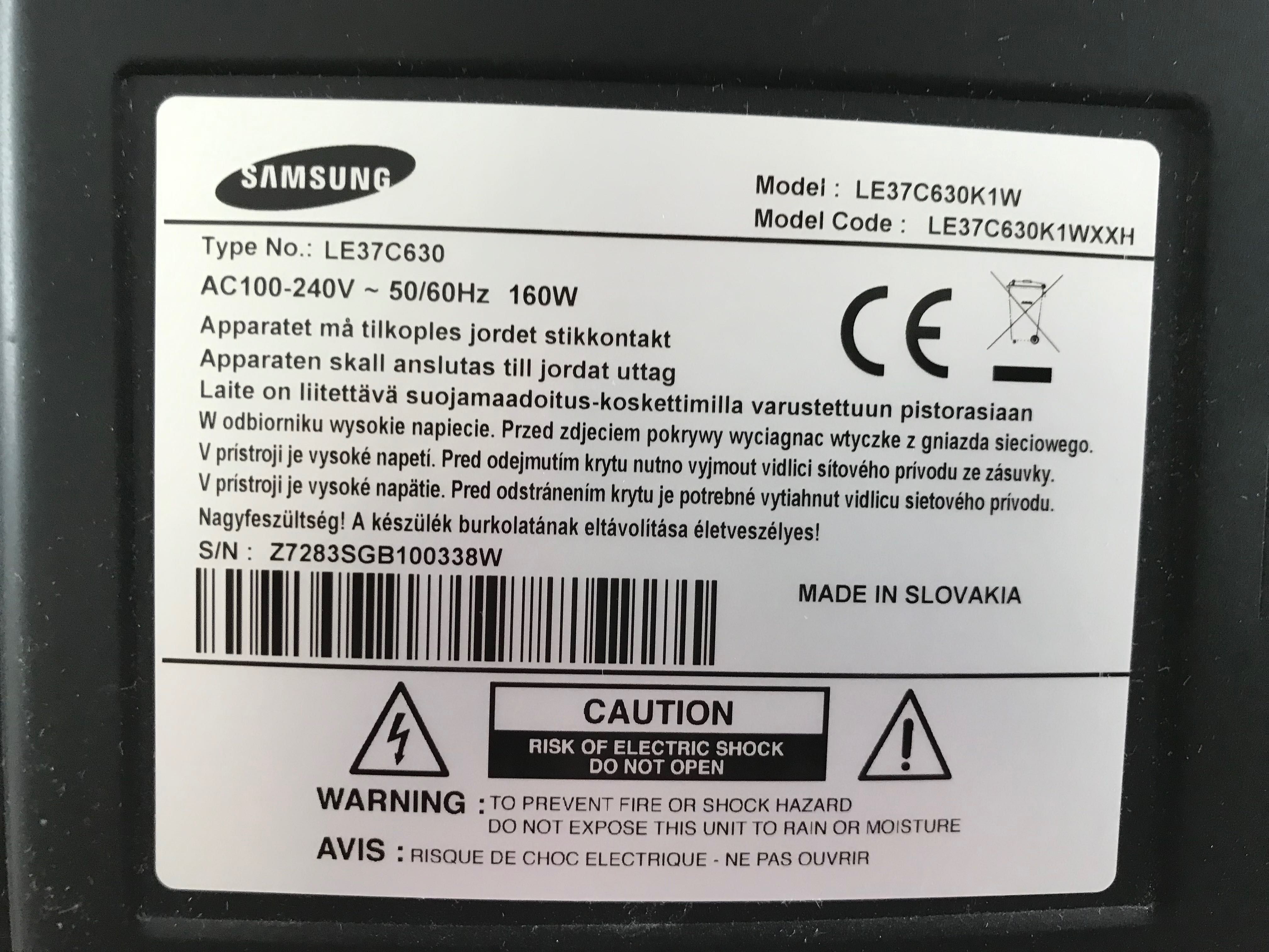 TV SAMSUNG 37''dotykowy lcd stan bdb cena do negocjacji