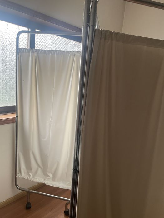 Biombo estetica branco