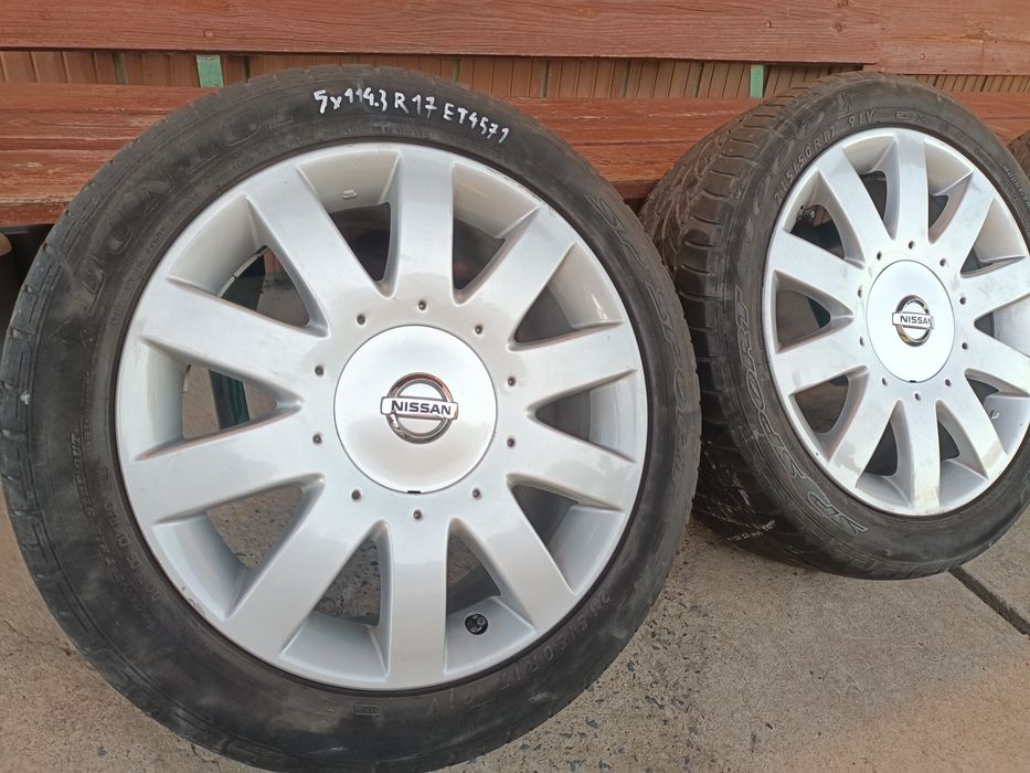 Felgi 5x114,3 R17 Nissan