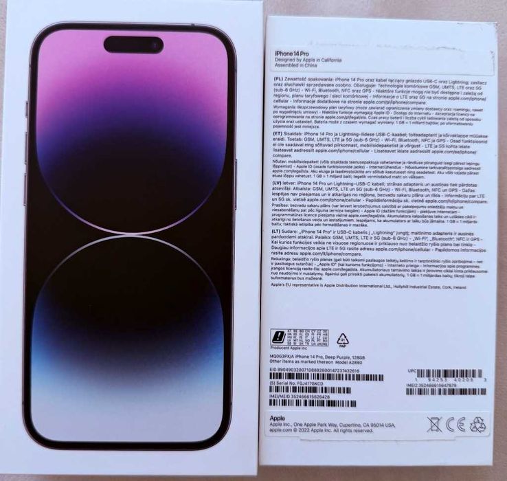 Apple iphone 14 pro 128GB Fioletowy