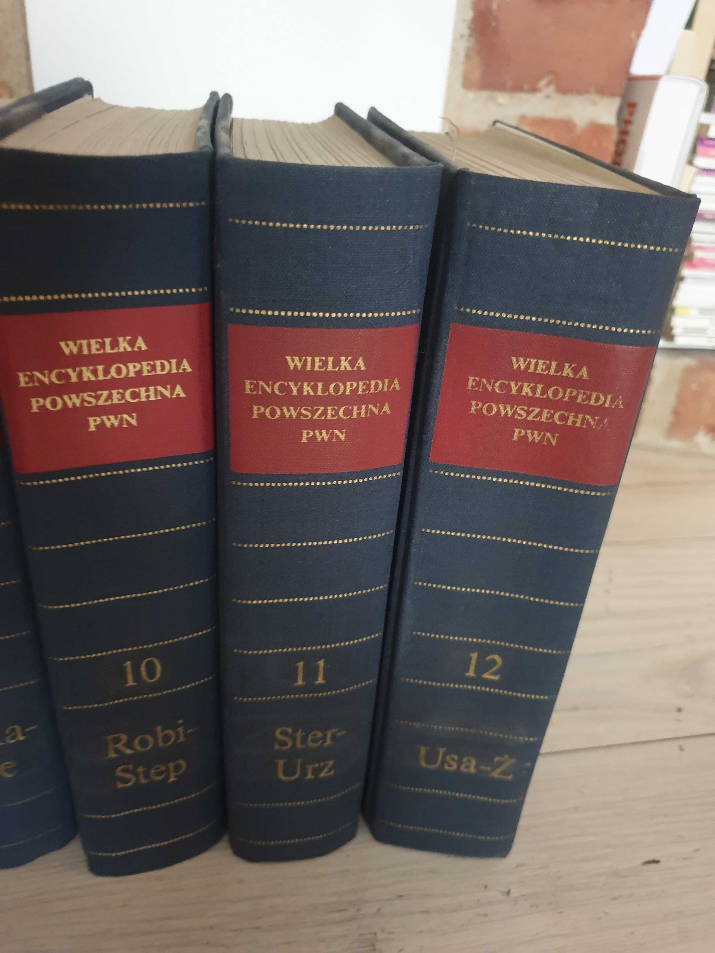 Wielka encyklopedia powszechna PWN 1969 rok 12 tomów
