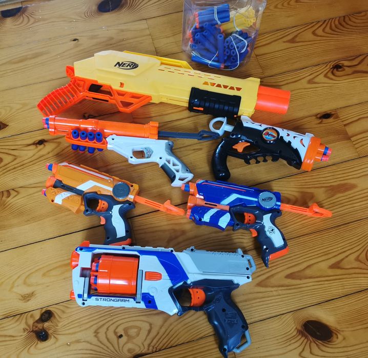 Pistolety Nerf ze strzałkami - zestaw