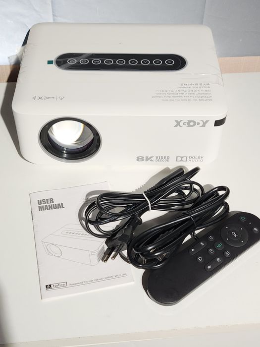 Мультимедійний проектор Xgody X1 з підтримкою 4K, 5G WiFi та Bluetooth