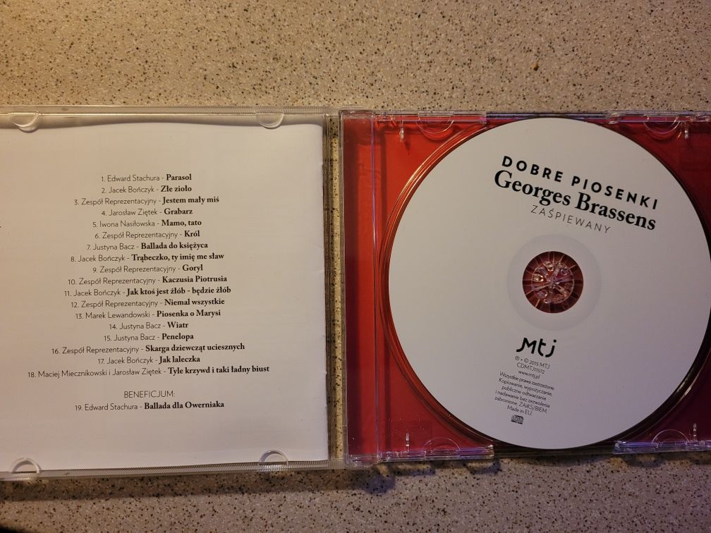 CD Georges Brassens Zaśpiewany 2015 MTJ