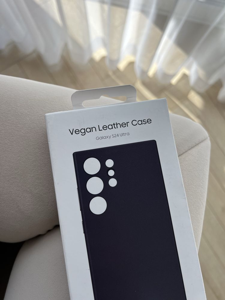 Nowe oryginalne etui Vegan Leather Case do Samsung Galaxy S24 Ultra