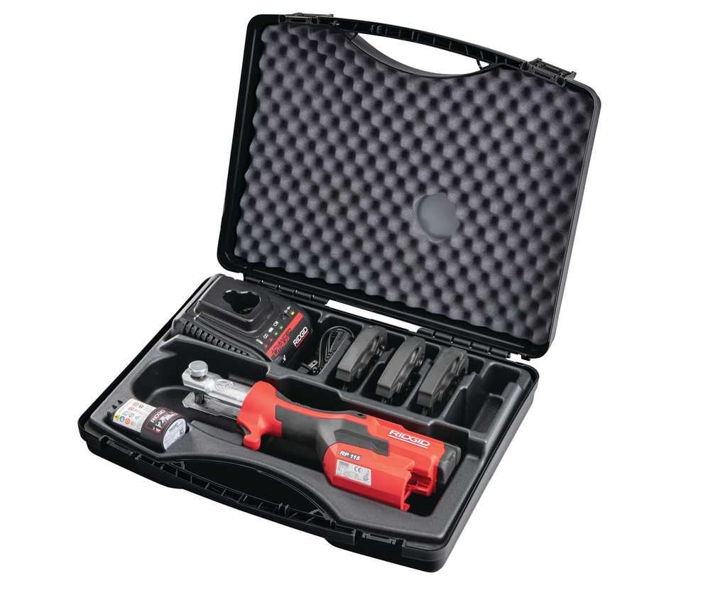 Máquina de Cravar Tubo 10,8V RP 115 RIDGID   JR19