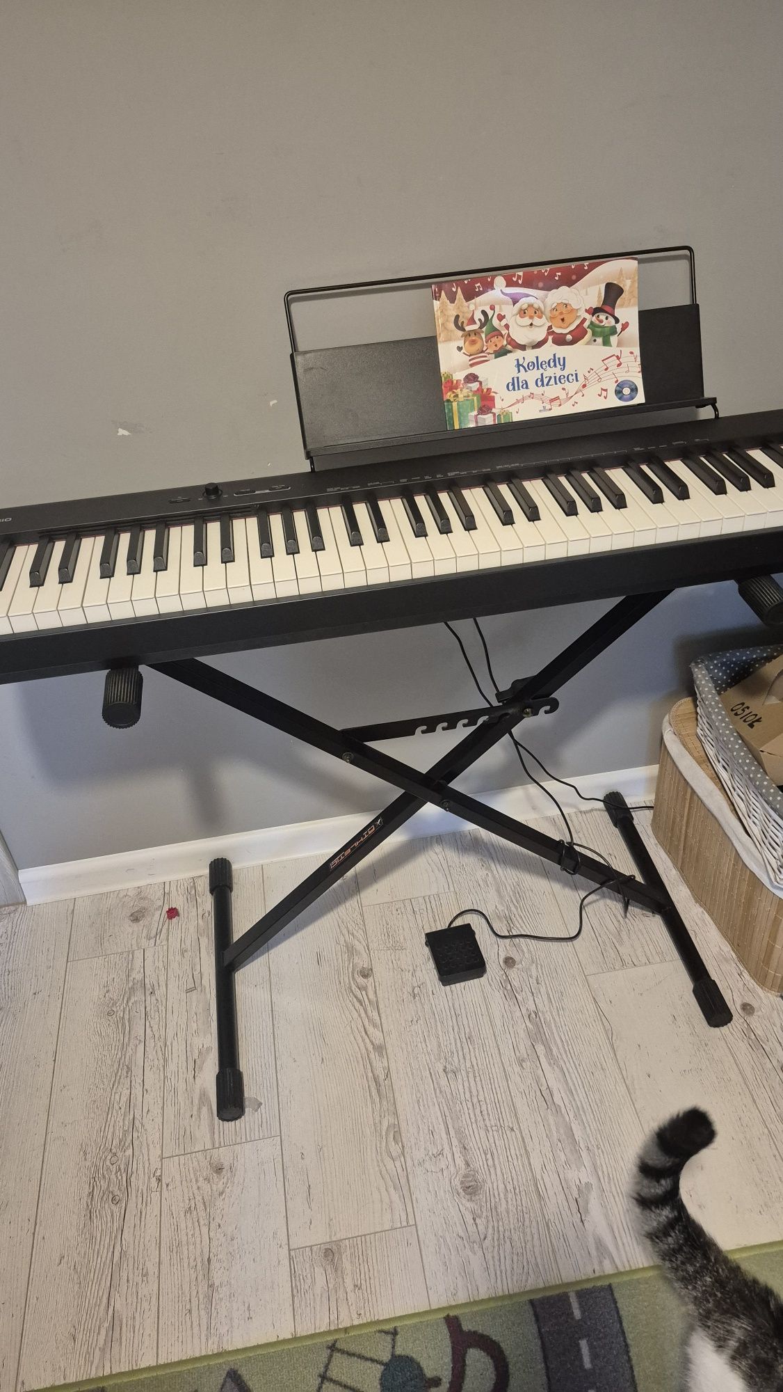 Pianino Cyfrowe Casio CDP-S100 Czarne + Statyw