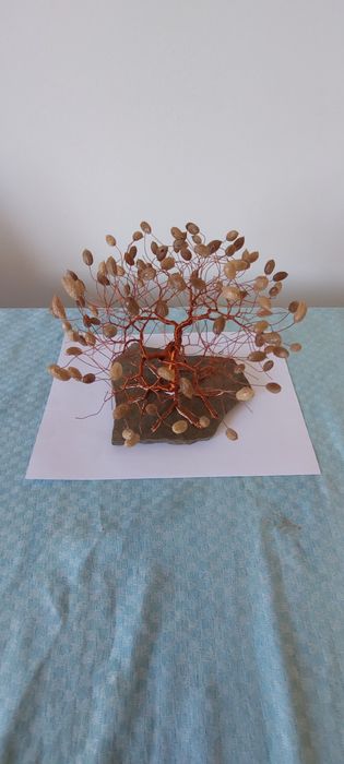 Bonsai de cobre de armonia e cura