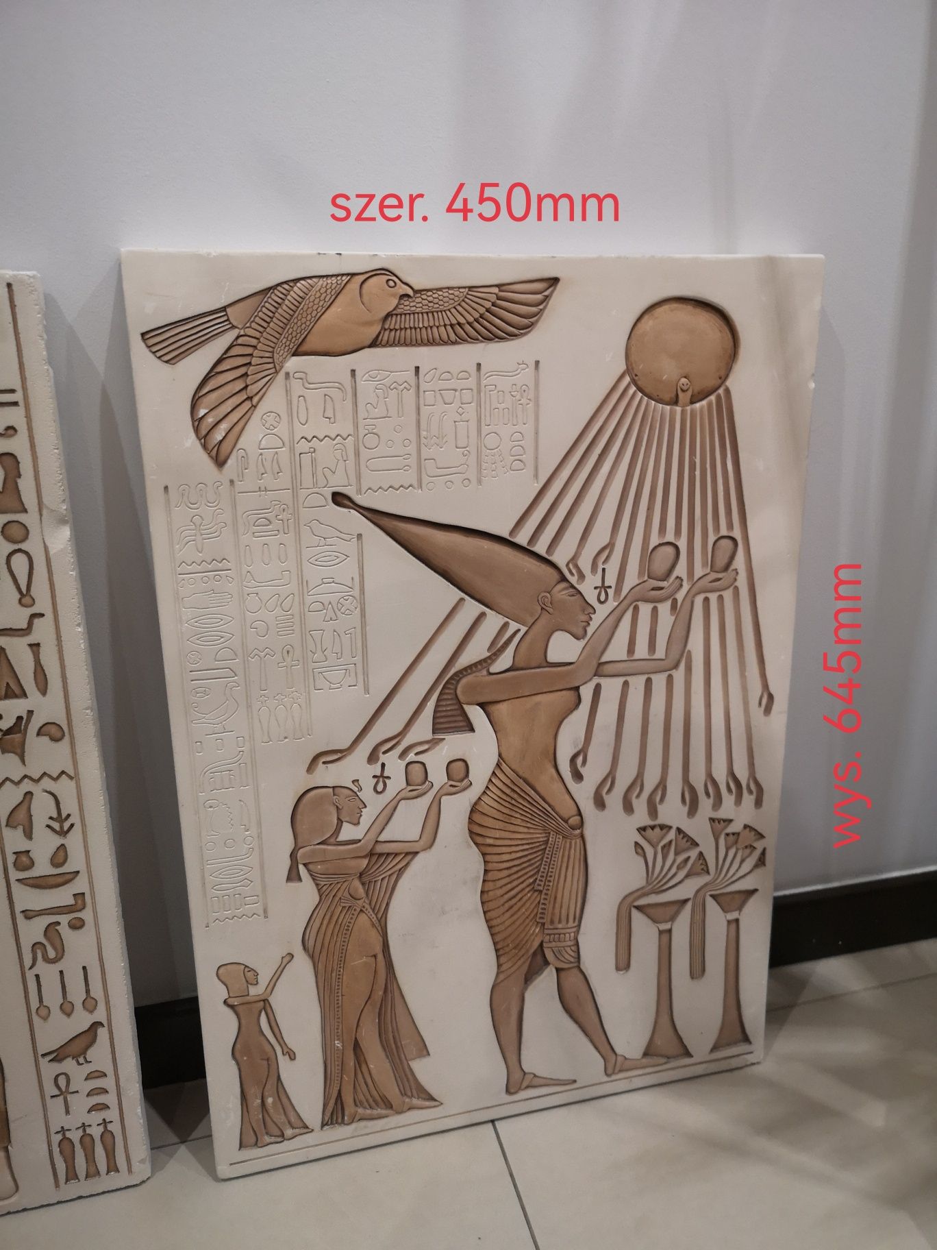 Płaskorzeźba Starożytny Egipt, kamień ozdobny dekoracyjny