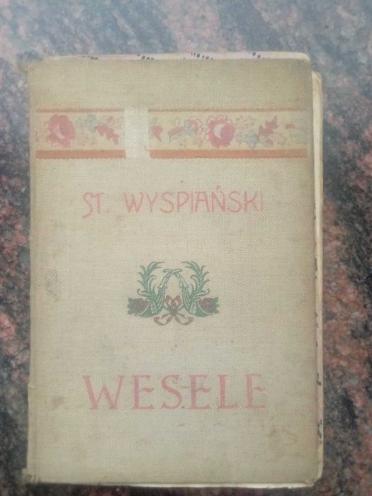 Książka Wesele rok wydania 1908
