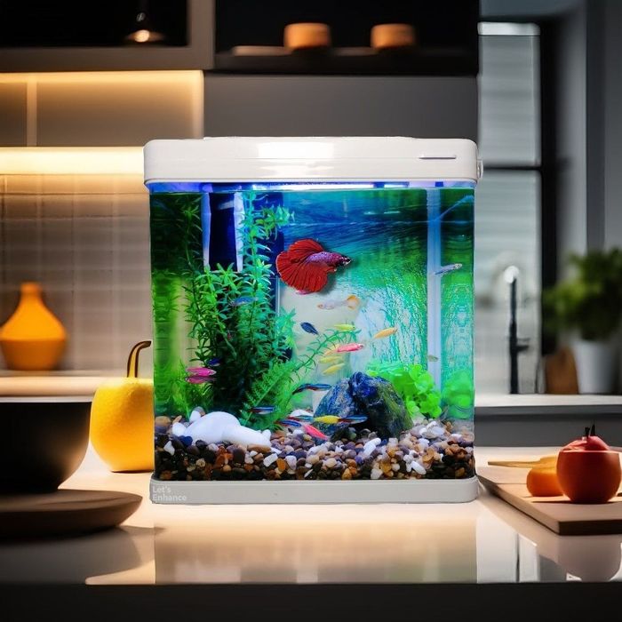 Повний акваріумний набір з рибкою Betta Півник - Супердельта