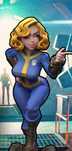 Vault Girl, Model 3d, figurka. Fallout