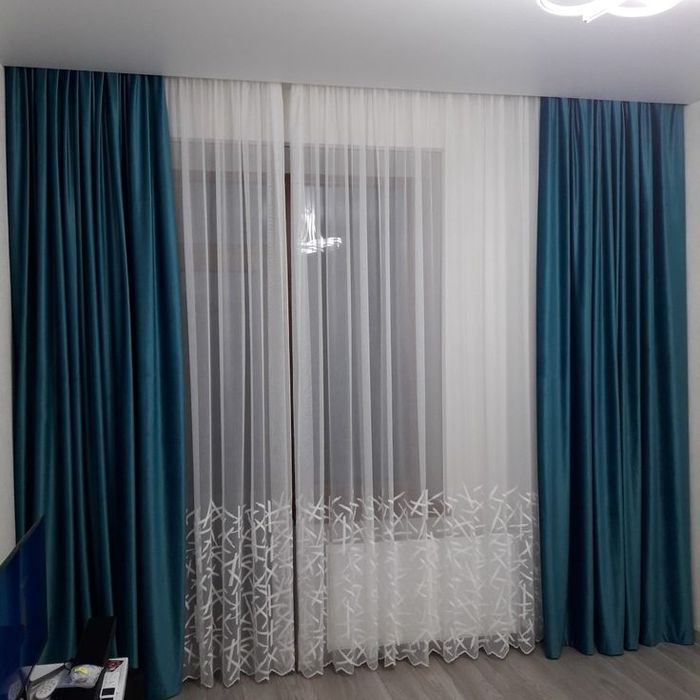 Штори бархат готові на тасьмі