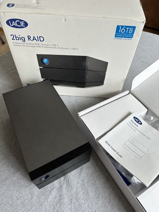 Macierz dyskowa Lacie 2x8Tb 2big RAID USB-c