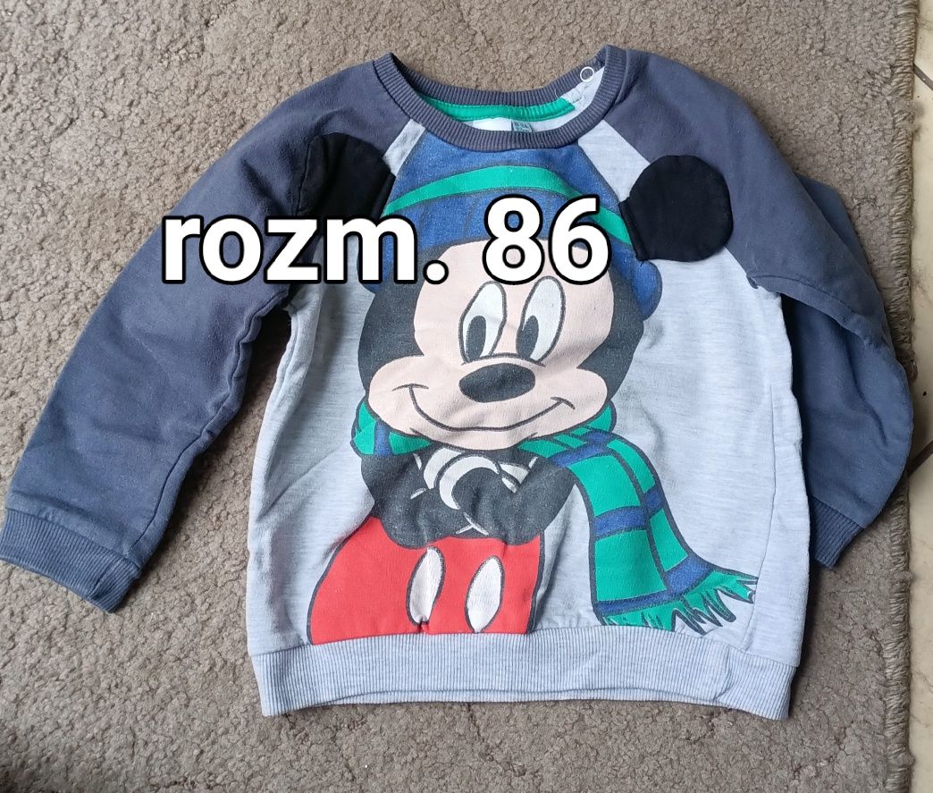 Bluza Myszka Miki z szalikiem rozm 86 Disney