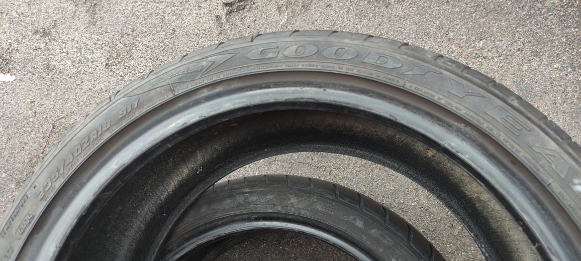 Opony letnie 6mm 235/40/18 Goodyear 7N