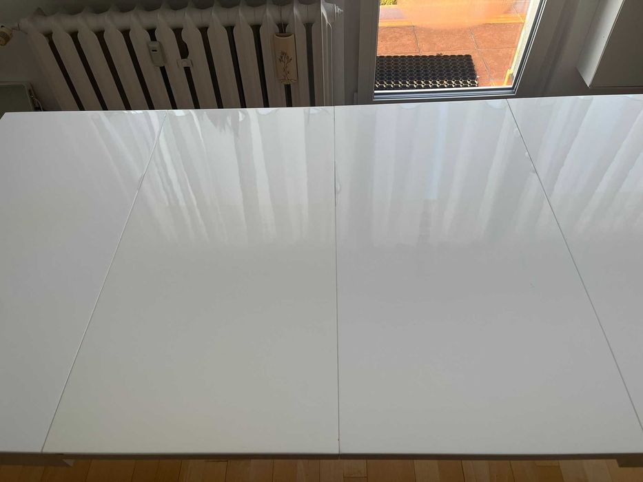 Stół do jadalni/kuchni bialy rozkładany 90x90 Eryk 2