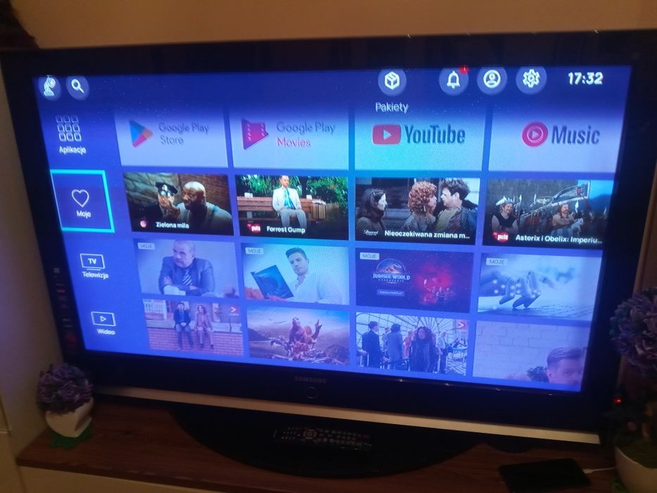 Telewizor Samsung 60cali+ gratis mały telewizor