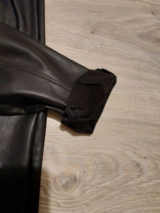Skórzane legginsy r.34