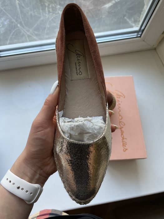 Еспадрильї жіночі бренду Gaimo (шкіра, 39 розмір)