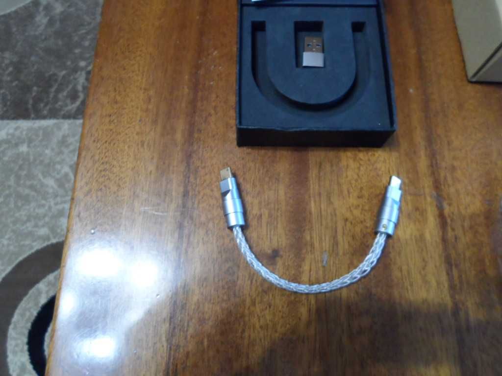 Різні срібні USB кабеля для ЦАП - DAC  FIIO - YYAVDIO