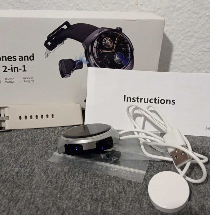 Smartwatch com Headphones 2in1 - Novo!!