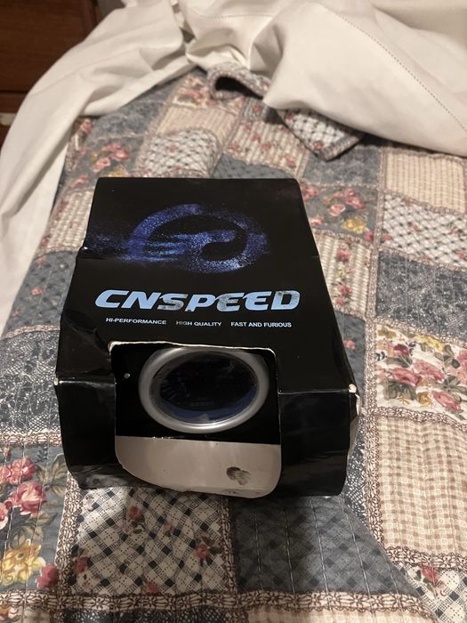 Manómetro Pressão Turbo (Boost Gauge) 52mm LED 12V CNSPEED NOVO