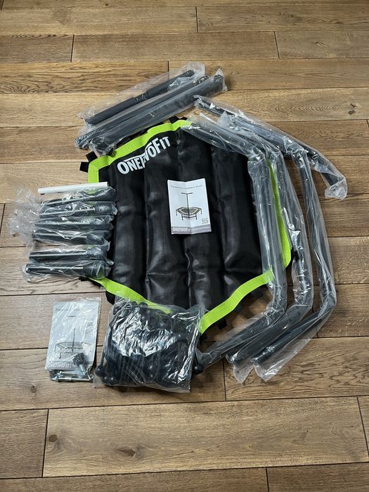 Trampolina 106 cm Cicha Stabilna Bungee Fitness Domowa do ćwiczeń