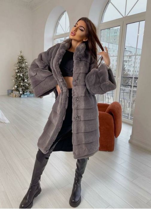 Шуба, шубка з екохутра