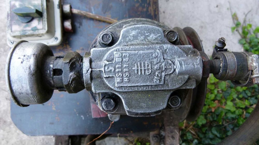 Sprężarka olejowa kompresor HS11.06 pompa zbiornik 50l samoróbka