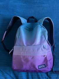 Plecak wycieczkowy szkolny ombre niebieski fioletoey
