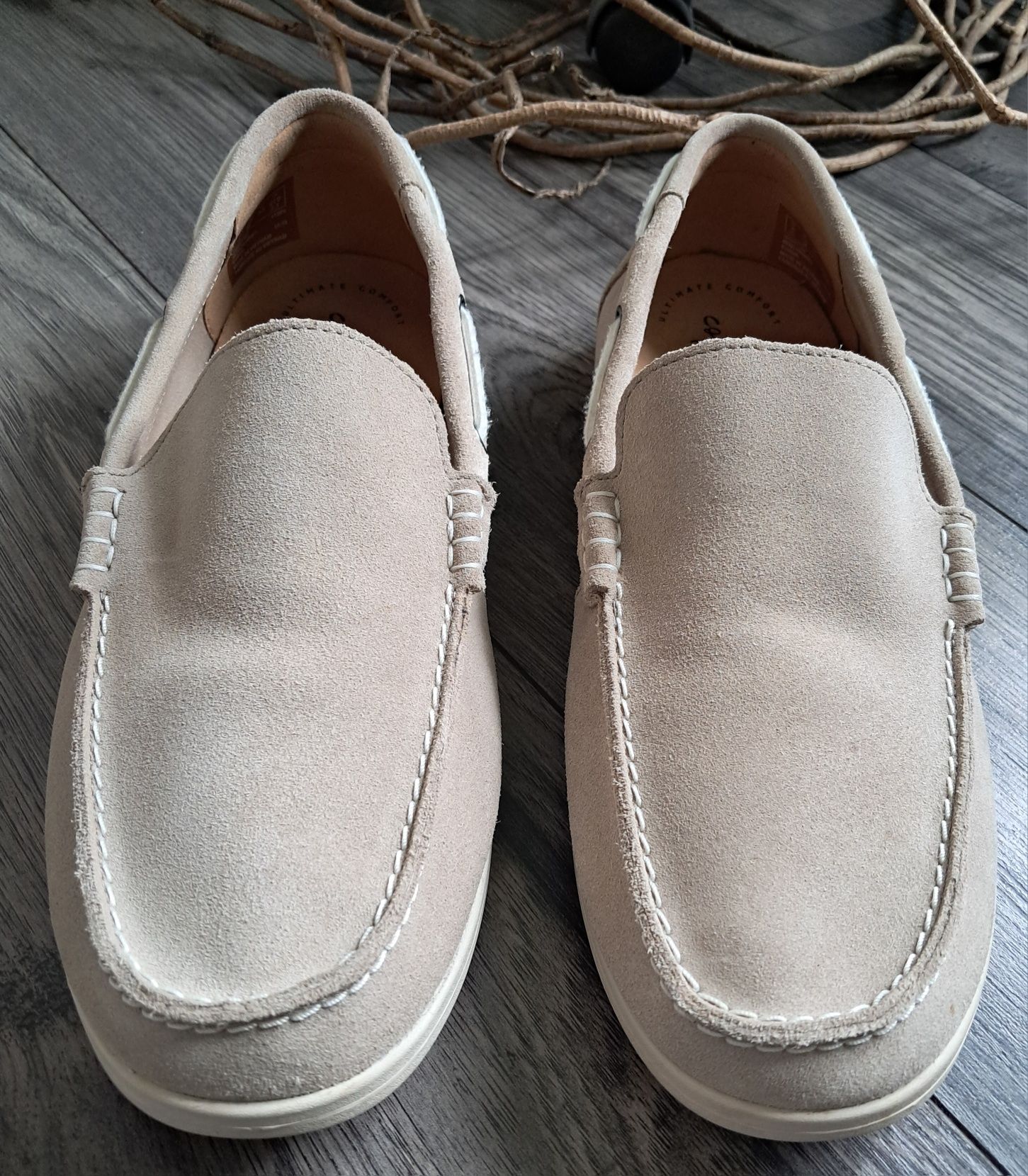 Мокасини шкіряні CLARKS (р.43)