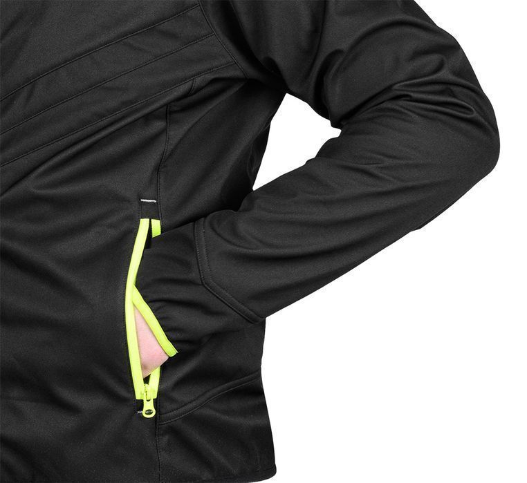 Kurtka Mix&Match Softshell, Czarno-Żółta, Rozmiar S