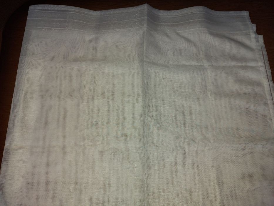 Firanka śnieżnobiała, nowa