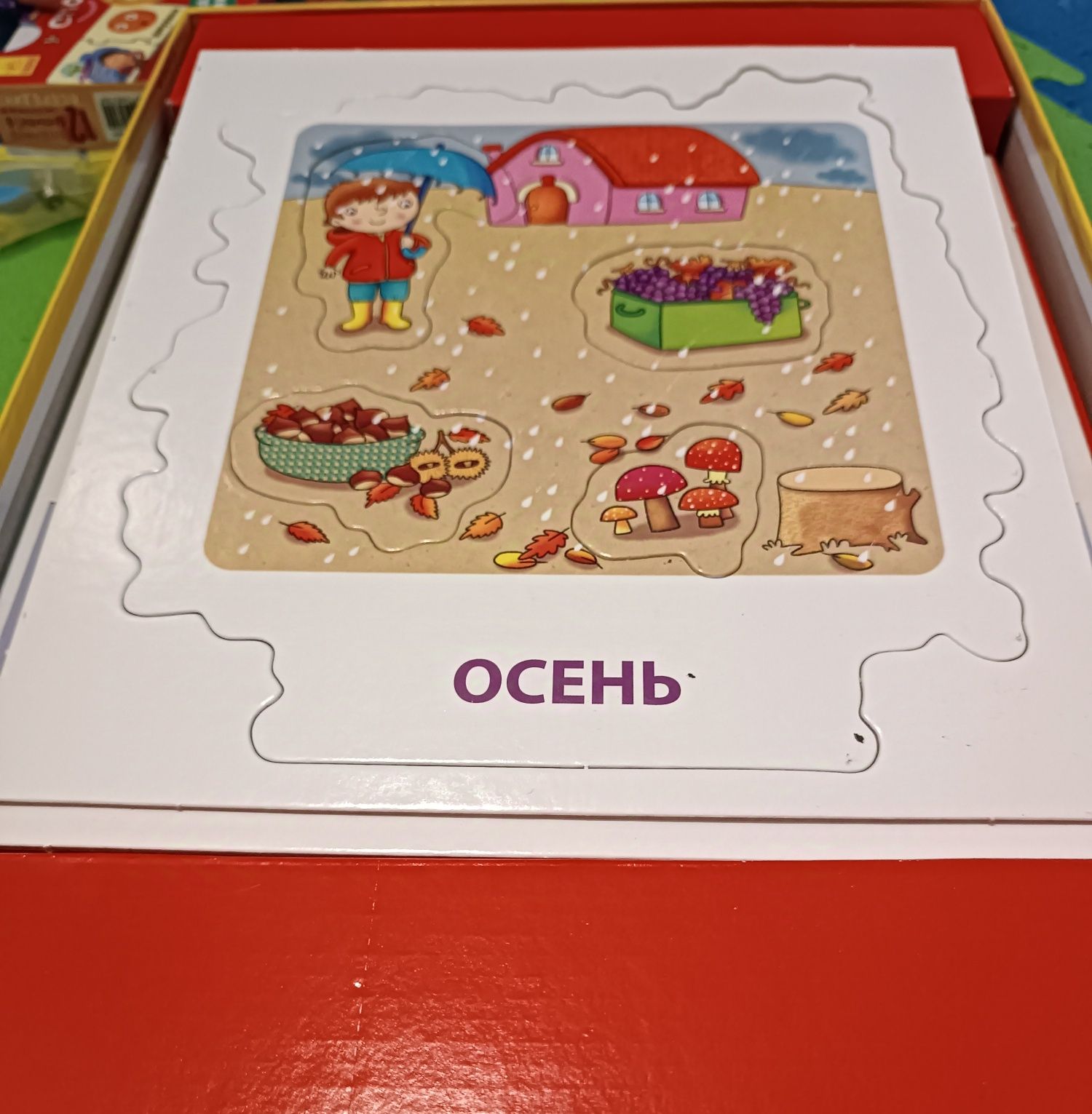 Развивающая игра "Времена года" для детей 3-6 лет