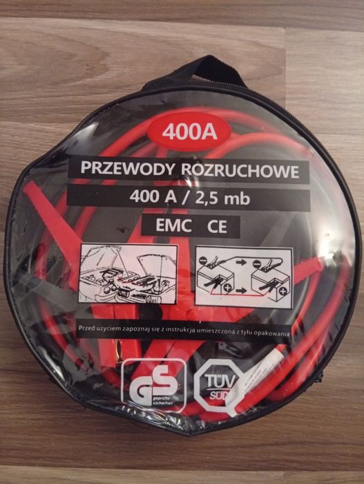 Nowe przewody rozruchowe 400A 2/5mb