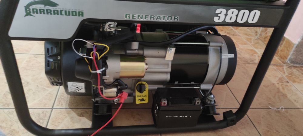 Електрогенератор 5кВт 1F Barracuda 3800 електрозапуск