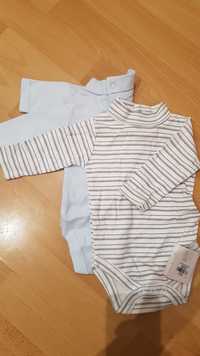 Primark body newborn 50 cm długi rękaw 2 sztuki NOWE