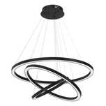 Люстра MILAGRO ml8424 GALAXIA black 85w led