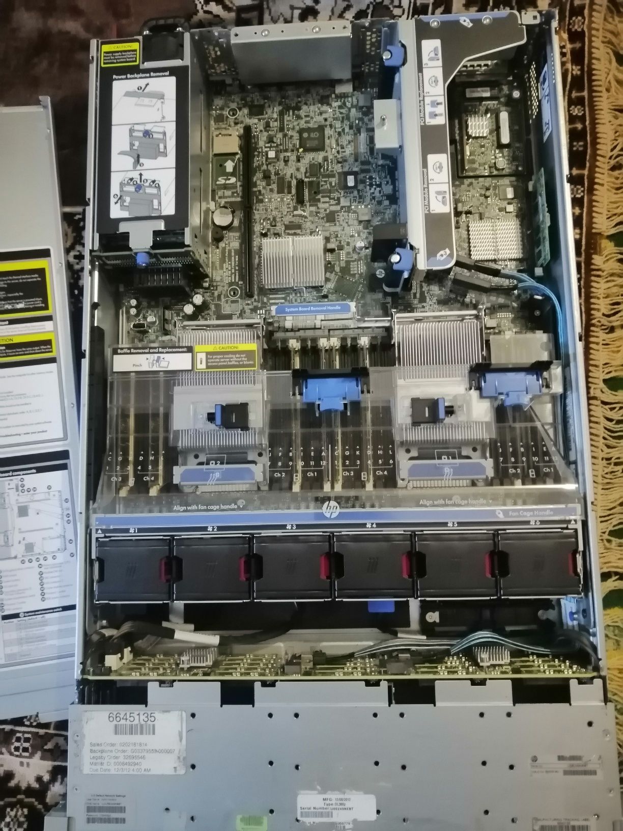 Сервер HPE Proliant Dl380p gen8