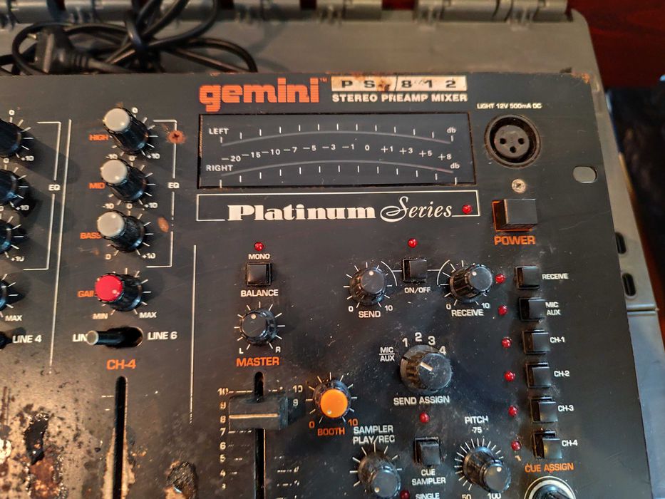 Gemini PS-812 Professional DJ Mixer
Platinum Series