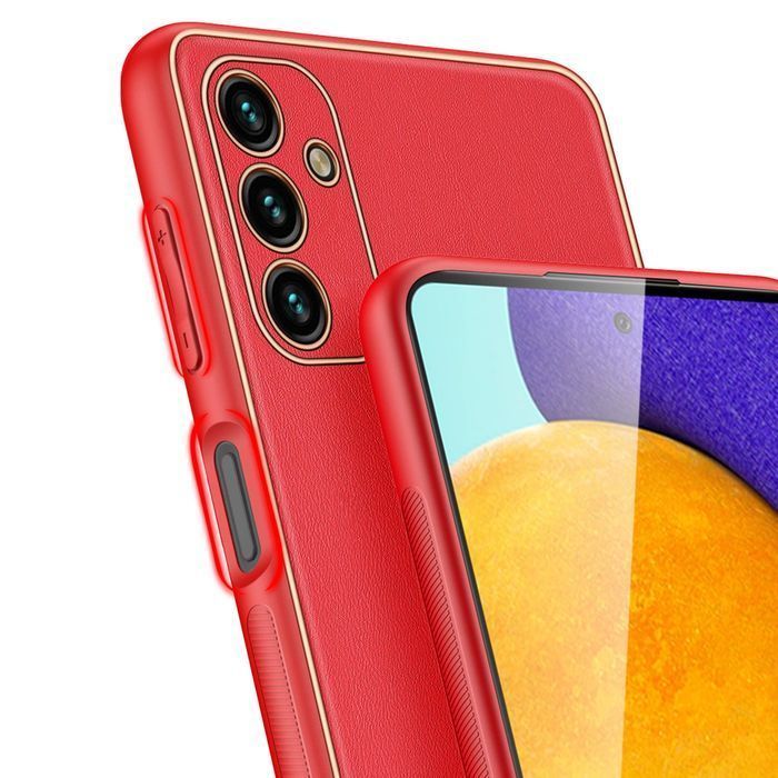 Dux Ducis Yolo eleganckie pokrowiec Samsung Galaxy A13 5G czerwony