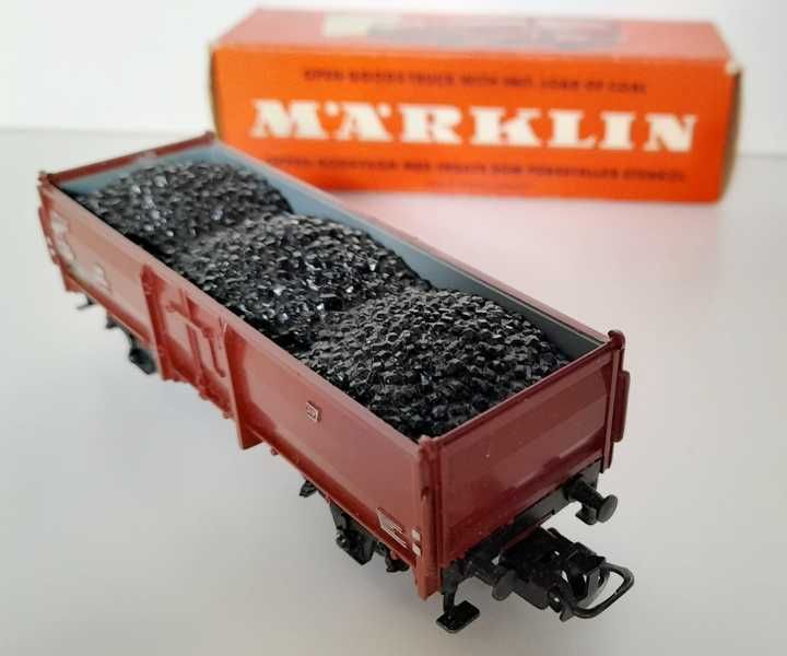 MARKLIN Wagon towarowy z węglem 4604 H0 W.Germany kolejka