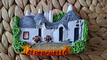 Magnes z Alberobello trulli Apulia Włochy Nowy
