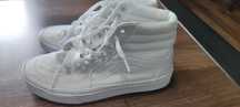 Buty Vans – białe, za kostkę, rozmiar 36,5