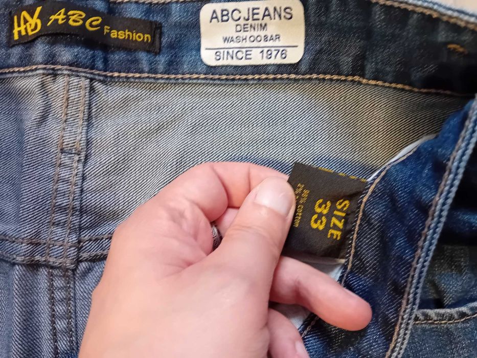 jeansy spodnie  męskie buggy baggy rozm 33