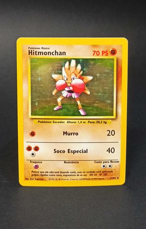 Hitmonchan - Carta Pokémon 1ª edição