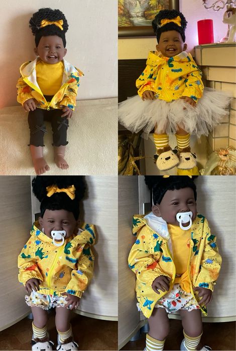 Кукла  реборн мулатка 60 см