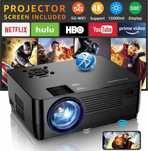 Projektor Roconia Q6  Full HD 300" wyświetlacz 1080P Wi-Fi Bluetooth