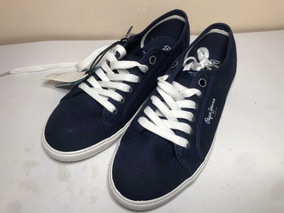 2634 Trampki męskie PEPE JEANS Granatowe Ortholite 41